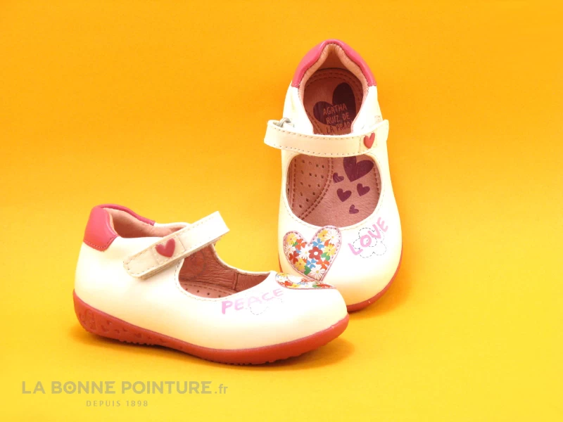 Agatha Ruiz De La Prada 172918 Blanco Sauvage Ballerine 3 Agatha Ruiz De La Prada 172918 Blanco Sauvage Ballerine