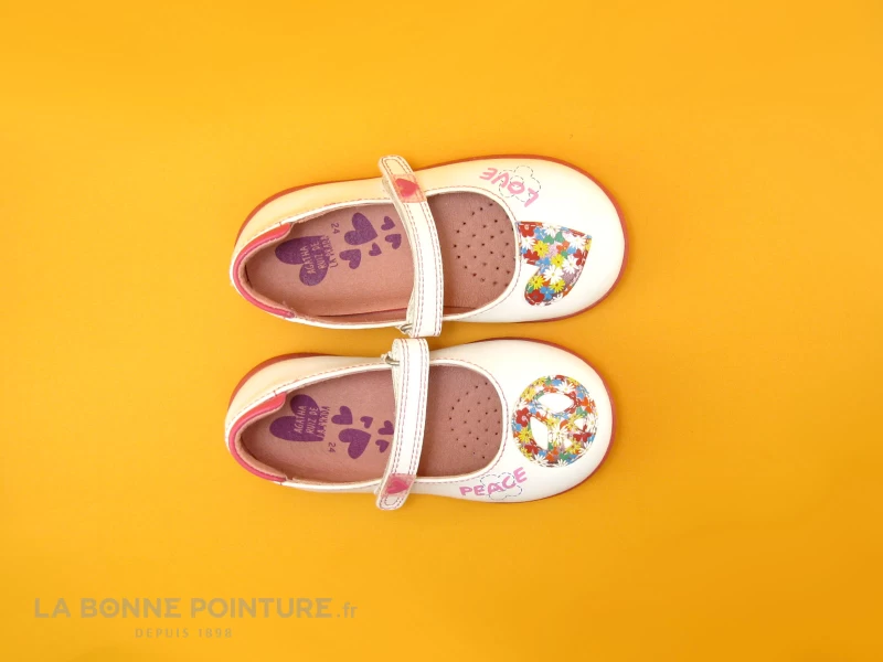Agatha Ruiz De La Prada 172935 Blanco Peace And Love - Ballerine 7 Agatha Ruiz De La Prada 172935 Blanco Peace And Love - Ballerine – Image 5
