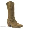 Patricia Miller 5140 Sade Taupe - Botte Western Femme Nubuck