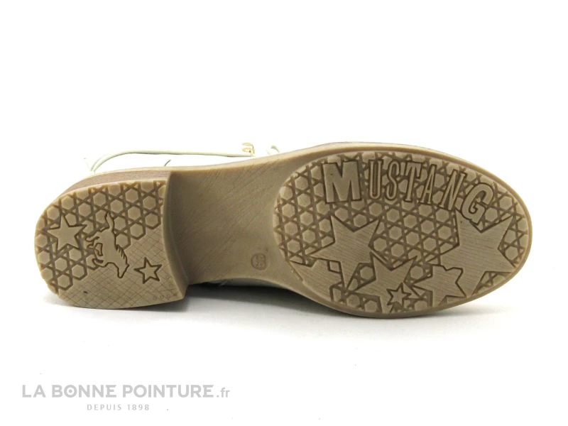 Mustang 1402 501 203 Glace - Bottine Blanche Femme 9 Mustang 1402 501 203 Glace - Bottine Blanche Femme – Image 7