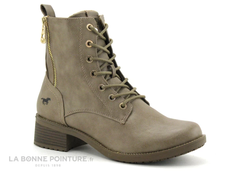 Mustang 1402 502 308 Erde - Bottine Taupe Femme 7 Mustang 1402 502 308 Erde - Bottine Taupe Femme – Image 5