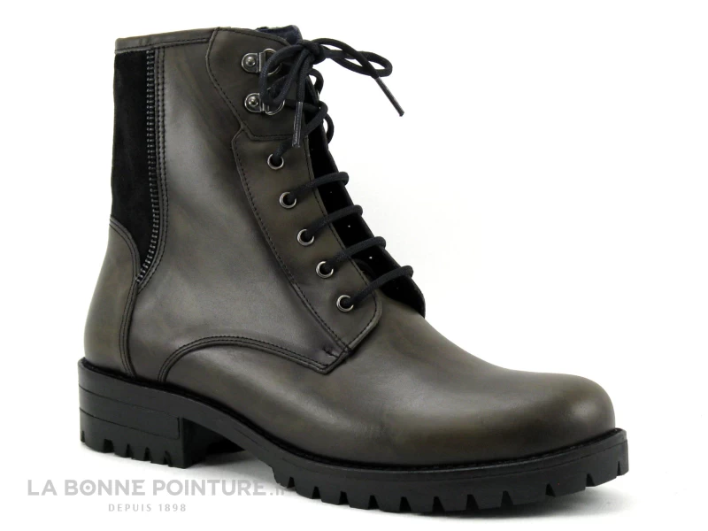 Dorking WALKING D8649 FRCA Kaki - Bottine A Lacet Femme 3 Dorking WALKING D8649 FRCA Kaki - Bottine A Lacet Femme