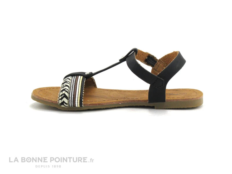 Wipop YATCH Noir - Bride Salome - Sandale Fille 4 Wipop YATCH Noir - Bride Salome - Sandale Fille – Image 2