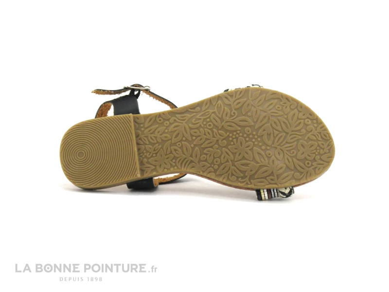 Wipop YATCH Noir - Bride Salome - Sandale Fille 6 Wipop YATCH Noir - Bride Salome - Sandale Fille – Image 4