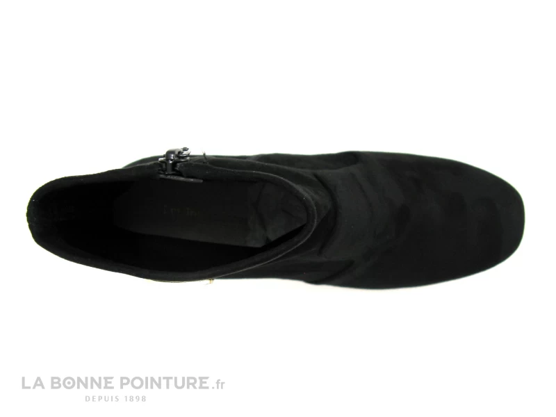 Les Tropeziennes DAM 44525 Noir-suede - Bottine Noire Talon Haut 8 Les Tropeziennes DAM 44525 Noir-suede - Bottine Noire Talon Haut – Image 6