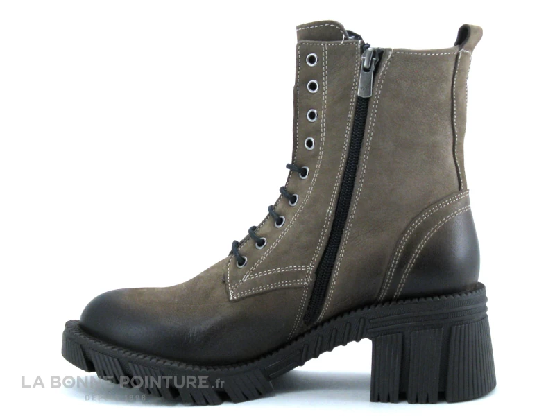 Venus 2251202k - Bottine Beige A Lacet - Talon Large 5 Venus 2251202k - Bottine Beige A Lacet - Talon Large – Image 3