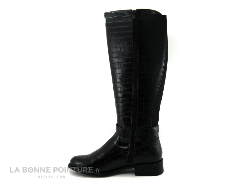 LPB ARINA Noir Croco - Botte Femme CH04BT009 5 LPB ARINA Noir Croco - Botte Femme CH04BT009 – Image 3