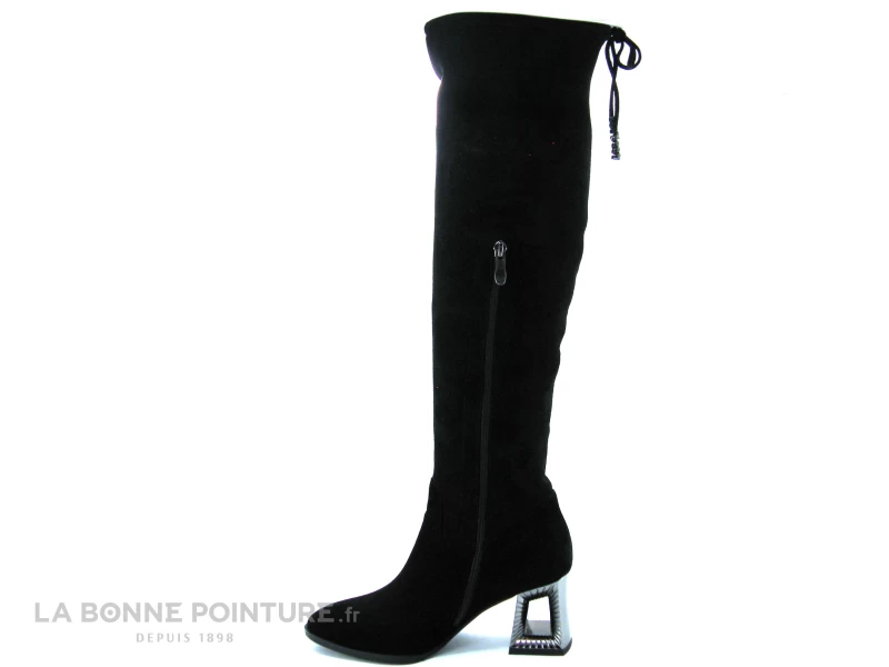 Metamorf Ose MACHERIE Noir - Botte Cuissarde Noire 5 Metamorf Ose MACHERIE Noir - Botte Cuissarde Noire – Image 3