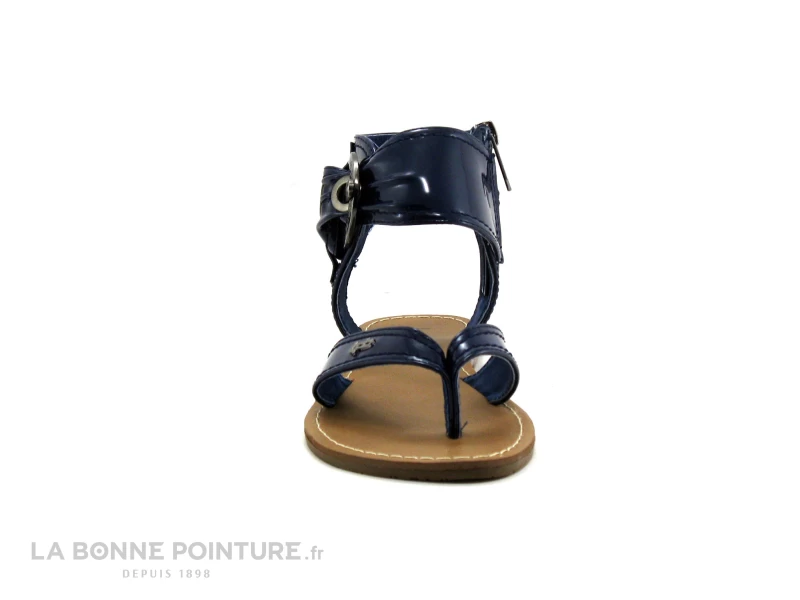 Les Ptites Bombes THALIE Verni Bleu - Sandale Entre-doigts 4 Les Ptites Bombes THALIE Verni Bleu - Sandale Entre-doigts – Image 2