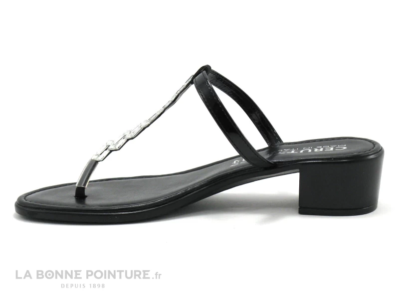 Cerutti 19262 Noir Entre-doigts Talon Carre 5 Cerutti 19262 Noir Entre-doigts Talon Carre – Image 3