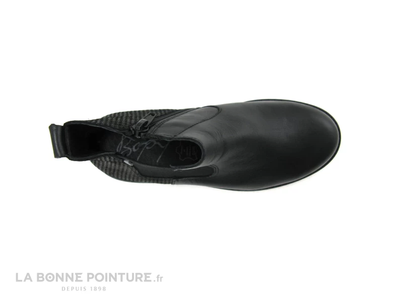 Bopy SELISOU Noir - Boots Chelsea Fille Avec Zip 8 Bopy SELISOU Noir - Boots Chelsea Fille Avec Zip – Image 6