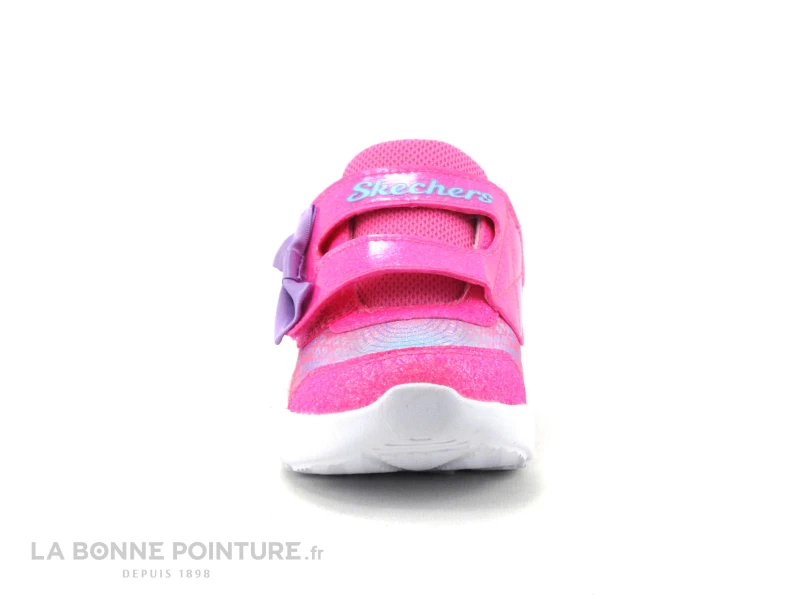 Skechers TRI-BRIGHTS LIL GLEAM - 302654N - Basket Fille Rose 4 Skechers TRI-BRIGHTS LIL GLEAM - 302654N - Basket Fille Rose – Image 2