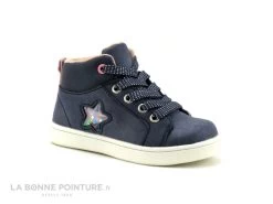 Wipop MIJURE Marine - Etoile - Bottillon BEBE Fille Avec Lacet Et Zip