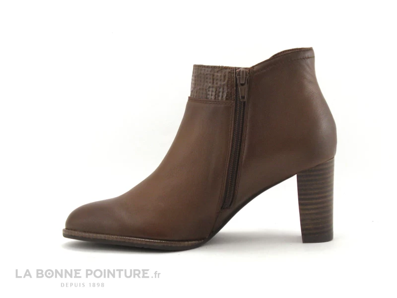 Fugitive GALIS Gold Marron Boots Zip 5 Fugitive GALIS Gold Marron Boots Zip – Image 3