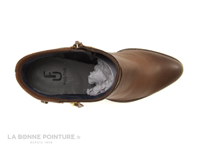 Fugitive GALIS Gold Marron Boots Zip 8 Fugitive GALIS Gold Marron Boots Zip – Image 6