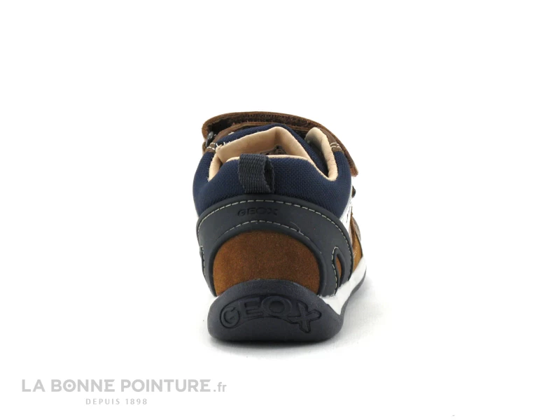 Geox Each B160BB - Chaussure Montante Marron Bleu Marine 6 Geox Each B160BB - Chaussure Montante Marron Bleu Marine – Image 4