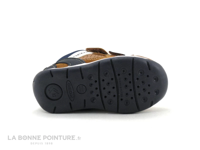 Geox Each B160BB - Chaussure Montante Marron Bleu Marine 9 Geox Each B160BB - Chaussure Montante Marron Bleu Marine – Image 7