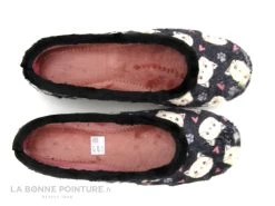 Maison Espadrille 6176 Noir Gris Rose - Pantoufle Ballerine Souple Avec Chats -Skechers Boutique cd24607c73b9e66c561f35ea11d5d5ef img 4748.jpg 177386
