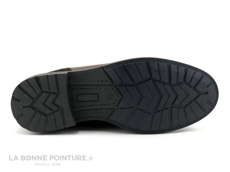 Point D Orgues FAGUE Marron Fonce - Boots Homme Lacet Et 2 Zips 8 Point D Orgues FAGUE Marron Fonce - Boots Homme Lacet Et 2 Zips – Image 6