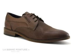 Point D Orgues PORI Marron - Chaussure Habillee Homme