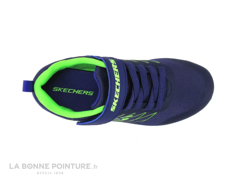 Skechers Microspec TEXLOR Bleu Lime 403770L - Basket GARCON 8 Skechers Microspec TEXLOR Bleu Lime 403770L - Basket GARCON – Image 6