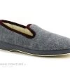 Soca 0520 Gris Bordeaux - Charentaise Homme Interieur Pure Laine