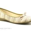 Zels 2374 Beige - Pantoufle Ballerine Femme