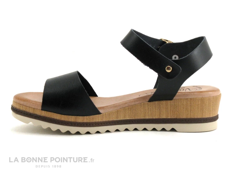 Valerias 5226 Noir - Nu-pieds Compense Femme 5 Valerias 5226 Noir - Nu-pieds Compense Femme – Image 3