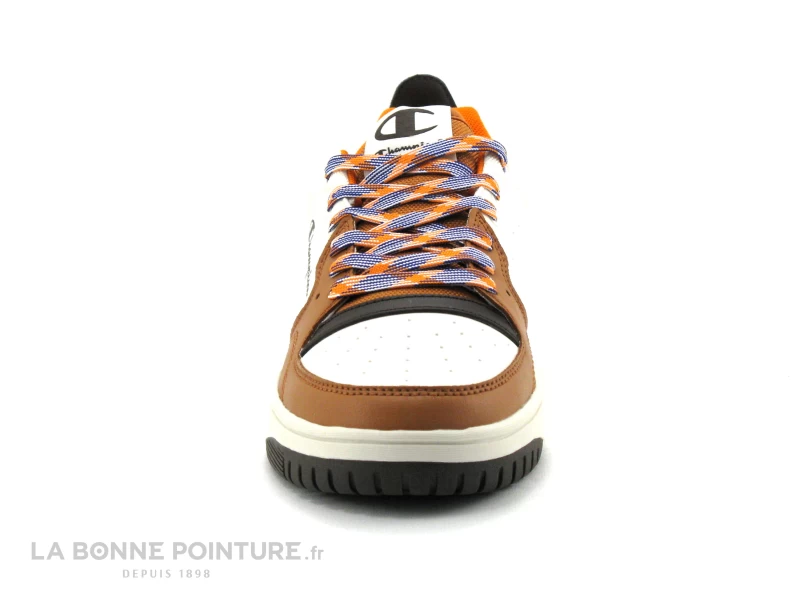 Champion ROYAL Nu Pop Low S21973 - Basket - Blanc Marron Orange 4 Champion ROYAL Nu Pop Low S21973 - Basket - Blanc Marron Orange – Image 2