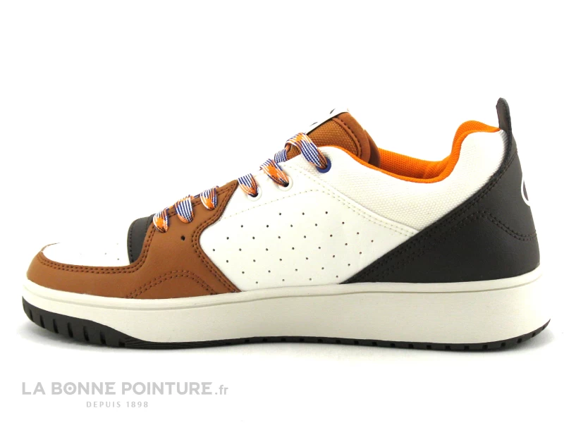 Champion ROYAL Nu Pop Low S21973 - Basket - Blanc Marron Orange 5 Champion ROYAL Nu Pop Low S21973 - Basket - Blanc Marron Orange – Image 3