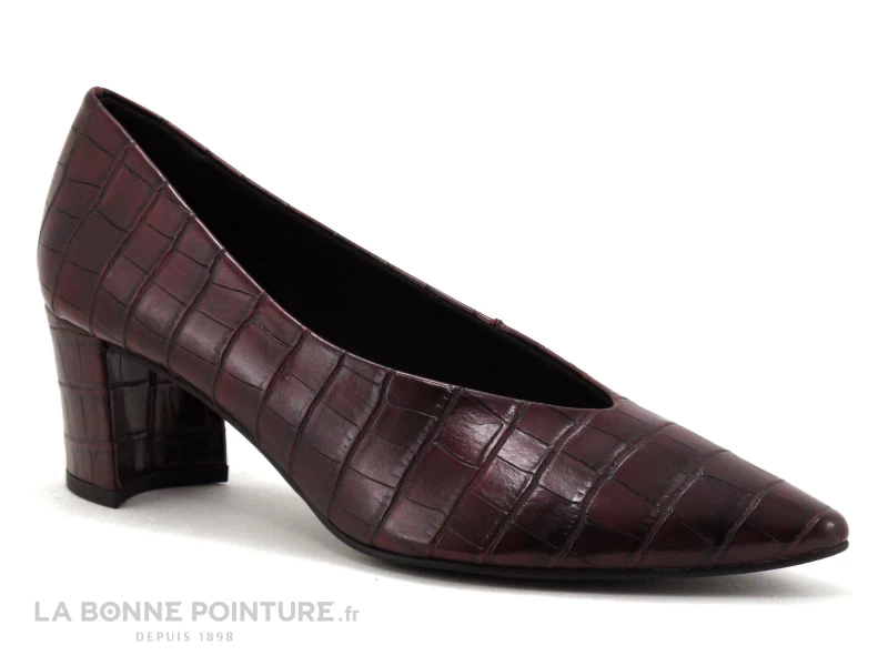 Marco Tozzi 2-22430-35 Bordeaux Croco - Escarpin Pointu 3 Marco Tozzi 2-22430-35 Bordeaux Croco - Escarpin Pointu