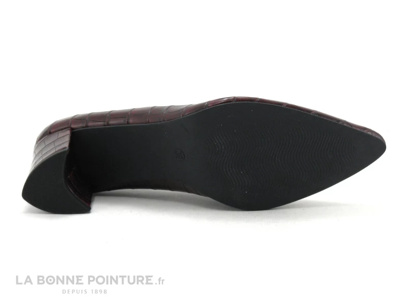 Marco Tozzi 2-22430-35 Bordeaux Croco - Escarpin Pointu 9 Marco Tozzi 2-22430-35 Bordeaux Croco - Escarpin Pointu – Image 7