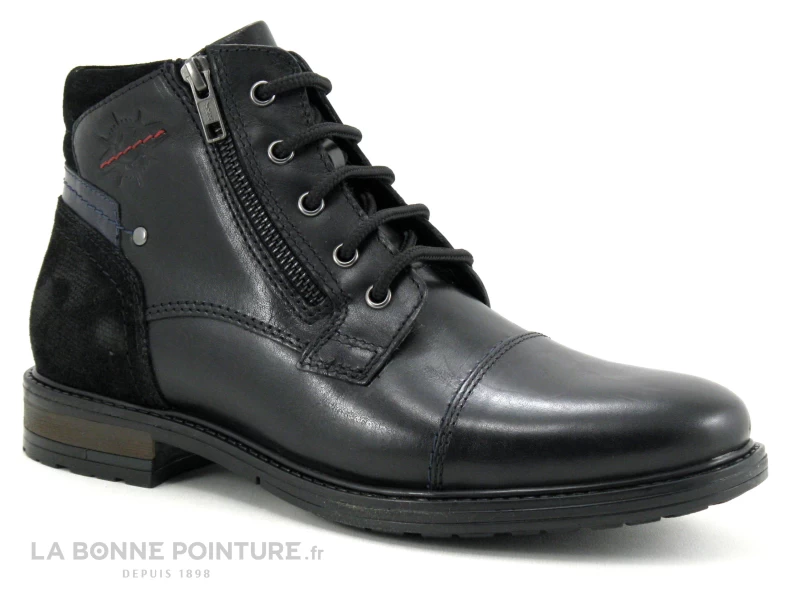 Point D Orgues FORY Noir - Boots Homme - 2 Fermetures Eclair 7 Point D Orgues FORY Noir - Boots Homme - 2 Fermetures Eclair – Image 5