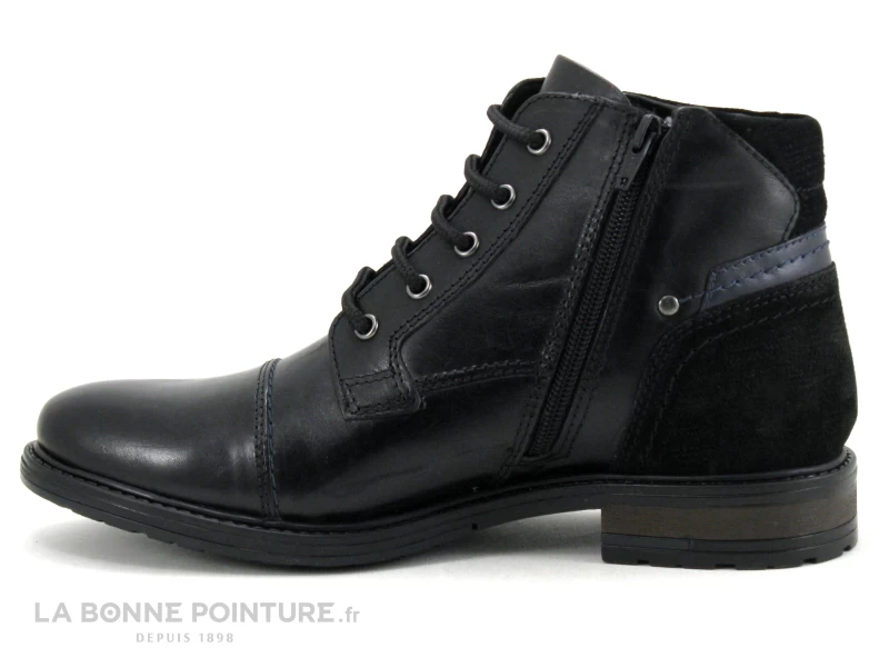 Point D Orgues FORY Noir - Boots Homme - 2 Fermetures Eclair 5 Point D Orgues FORY Noir - Boots Homme - 2 Fermetures Eclair – Image 3