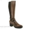 Lily Mood FRISE Marron - Botte Femme - Talon Haut Epais