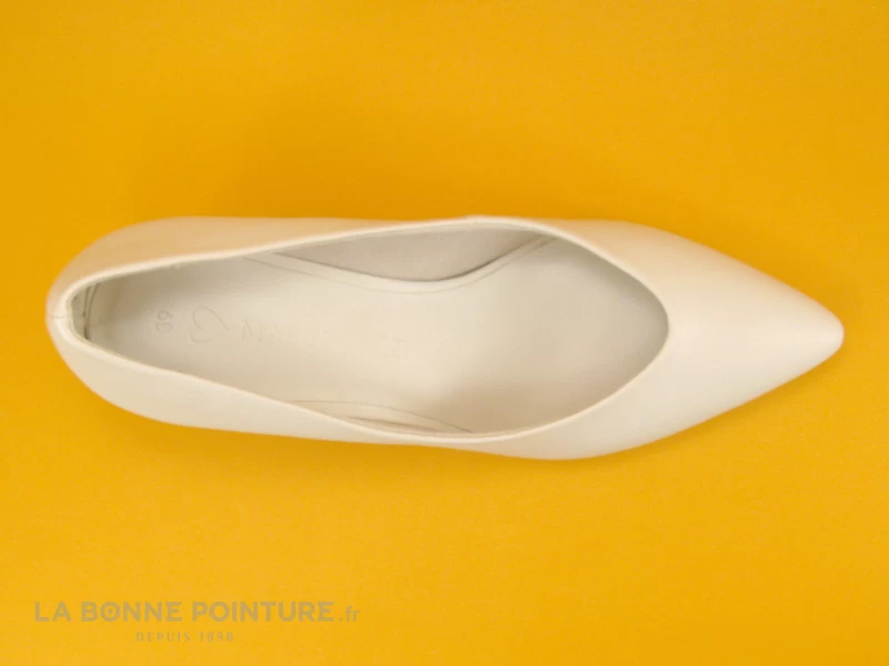 Marco Tozzi 2-22419-20 Cream - Escarpin Beige Pointu - Talon Incurve 8 Marco Tozzi 2-22419-20 Cream - Escarpin Beige Pointu - Talon Incurve – Image 6