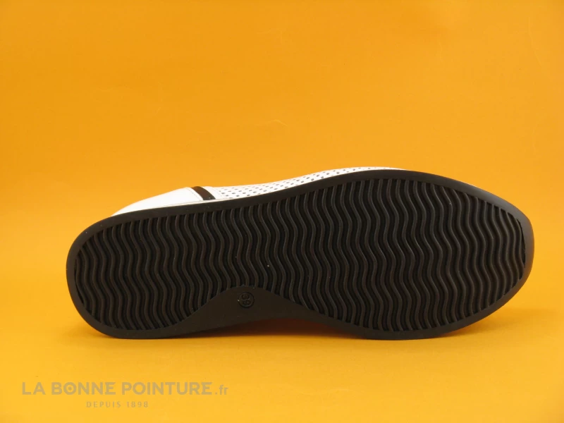 Softwaves CASSIE White Ice - Mocassin Compense - Chainette Noire 9 Softwaves CASSIE White Ice - Mocassin Compense - Chainette Noire – Image 7