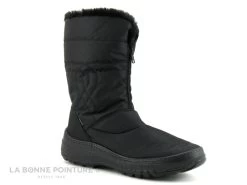 Antarctica 851 Noir - Botte Neige Femme Avec Zip Devant