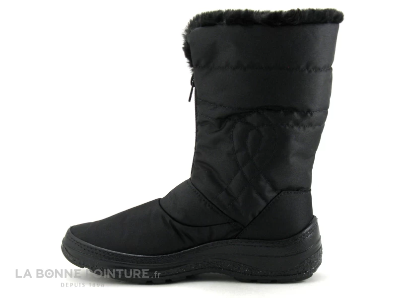 Antarctica 851 Noir - Botte Neige Femme Avec Zip Devant 5 Antarctica 851 Noir - Botte Neige Femme Avec Zip Devant – Image 3