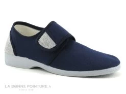 Ouf 797 REGULE Marine - Chausson Velcro Homme