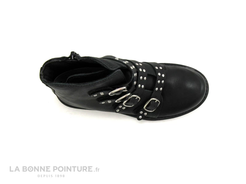 MKids MERAVE MK2777D8IA Noir - 4 Brides Clous - Boots Fille 8 MKids MERAVE MK2777D8IA Noir - 4 Brides Clous - Boots Fille – Image 6