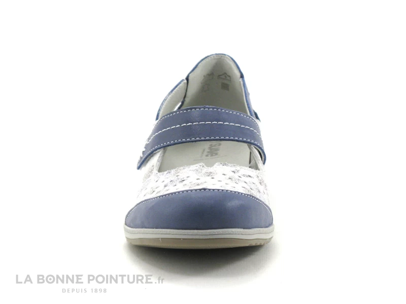 Suave DALLAS 7538PT Cobalt Lily - Chaussure Aere Femme Bleu Blanc 4 Suave DALLAS 7538PT Cobalt Lily - Chaussure Aere Femme Bleu Blanc – Image 2