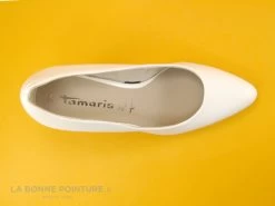 Tamaris 1-22411-20 White - Escarpin Blanc A Talon Haut 14 Tamaris 1-22411-20 White - Escarpin Blanc A Talon Haut -Skechers Boutique cd24607c73b9e66c561f35ea11d5d5ef img 6433.jpg 180860