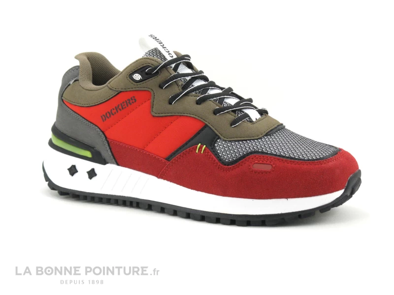 Dockers 50PW002 Rouge - Basket Ville Homme 3 Dockers 50PW002 Rouge - Basket Ville Homme