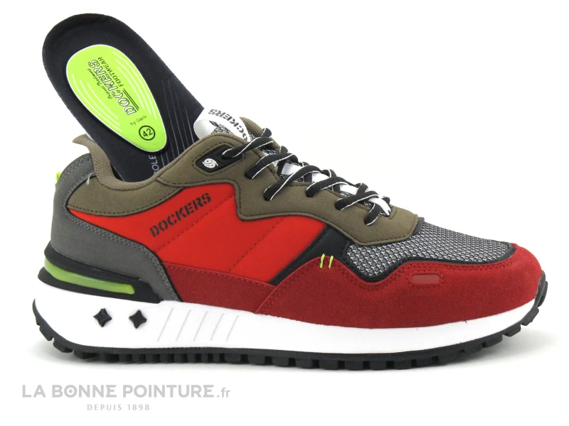 Dockers 50PW002 Rouge - Basket Ville Homme 7 Dockers 50PW002 Rouge - Basket Ville Homme – Image 5