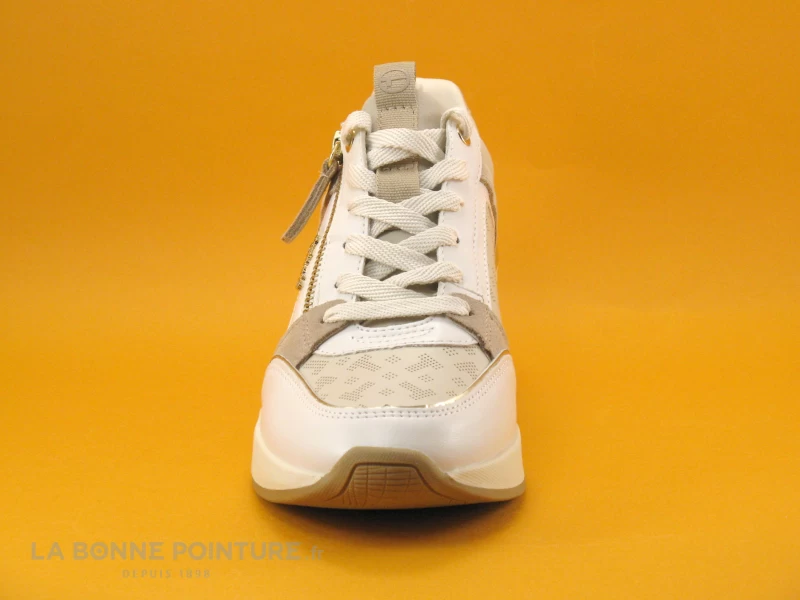 Tamaris 1-23703-20 White Comb - Basket Blanche A Talon Compense 4 Tamaris 1-23703-20 White Comb - Basket Blanche A Talon Compense – Image 2