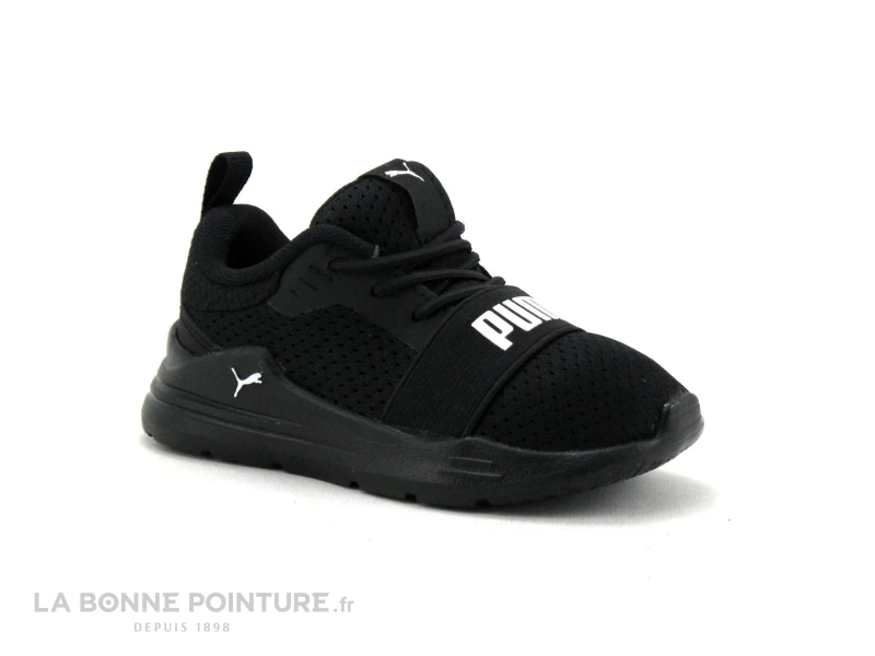 Puma WIRED RUN AC Inf - Basket Noire BEBE 3 Puma WIRED RUN AC Inf - Basket Noire BEBE