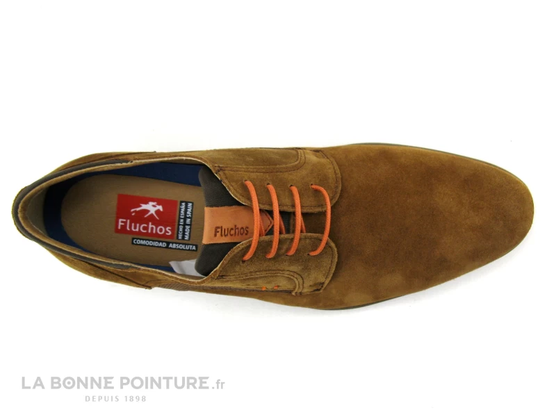 Fluchos F1451 Fabio Afelpado Antilope - Chaussure Derbi Homme 8 Fluchos F1451 Fabio Afelpado Antilope - Chaussure Derbi Homme – Image 6