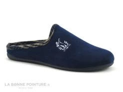 Ouf Initial BANG Marine - Pantoufle Souple Homme