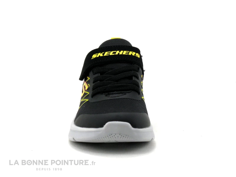 Skechers Microspec TEXLOR Black Red 403770L - Basket Noire GARCON 4 Skechers Microspec TEXLOR Black Red 403770L - Basket Noire GARCON – Image 2